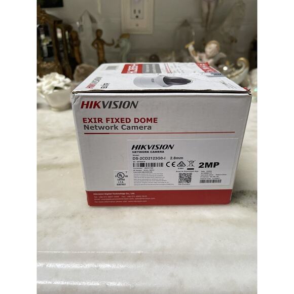 H.265+ HIKVISION FIXED DOME Security CAMERA HD VIDEO EXIR WDR NEW IN BOX - Picture 4 of 6